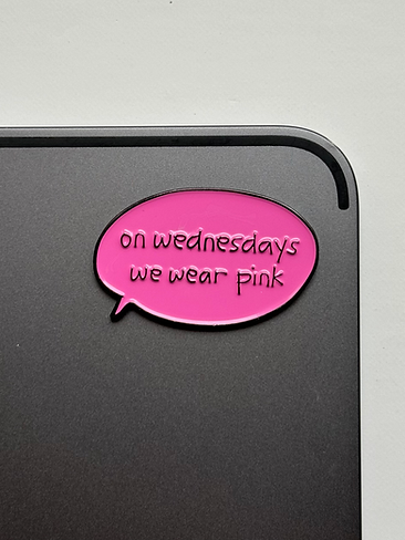 SADA mobile pin: on Wednesday we wear pink