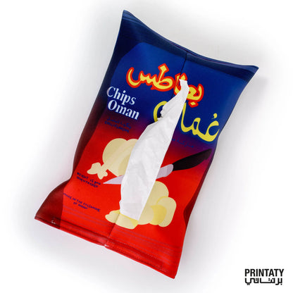 Printaty tissue box: chips Oman