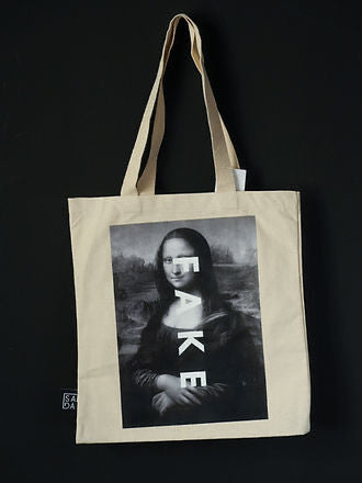 SADA classic tote-fake monalisa(offwhite)