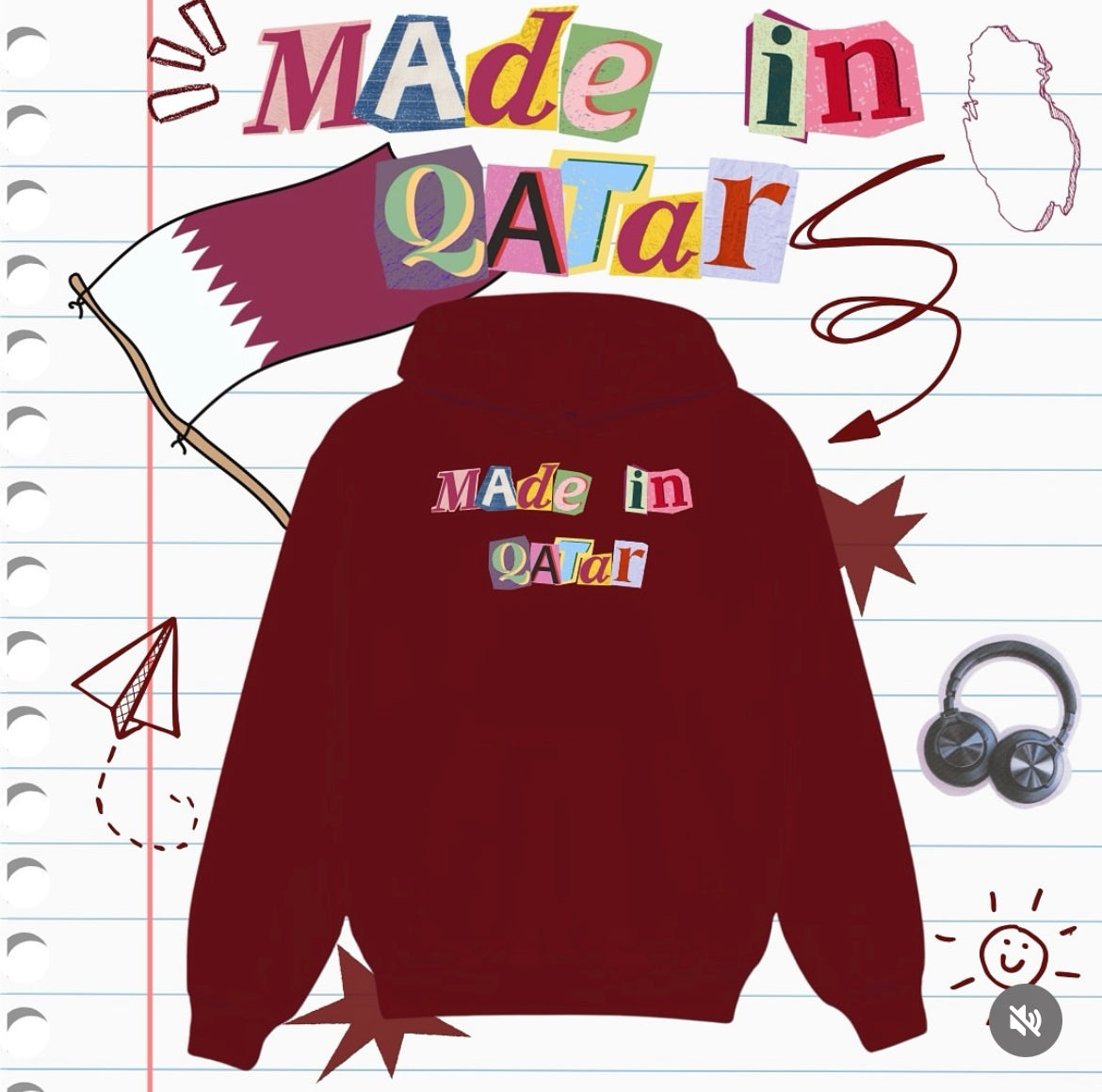 CUSTOM NATION: Hoodie-Made in Qatar