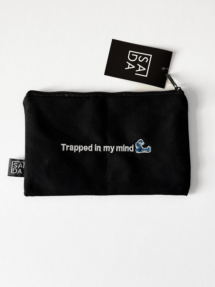 SADA pouch:Trapped in my mind-BLACK