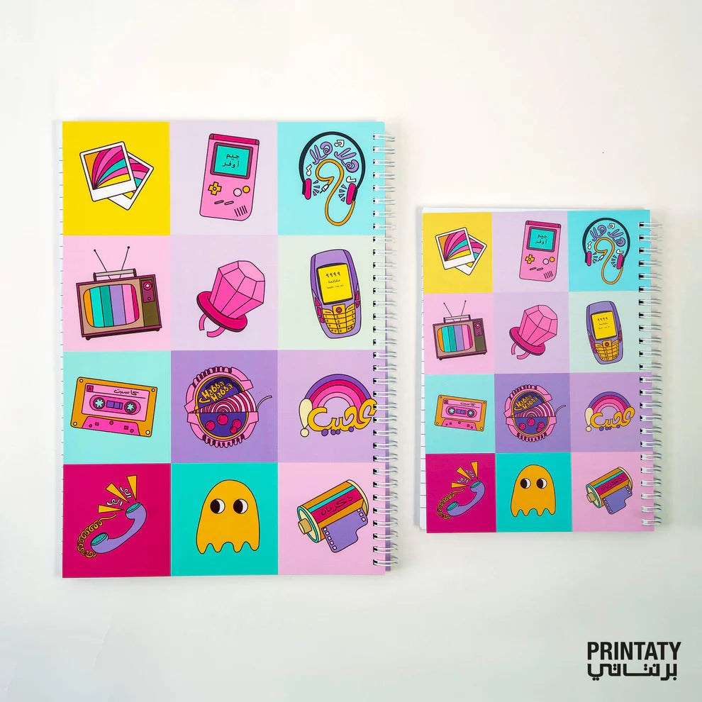 Printaty Notebook: 80’s