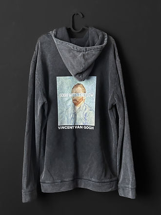 SADA hoodie-Wash black Vangogh(Gogh with flow)