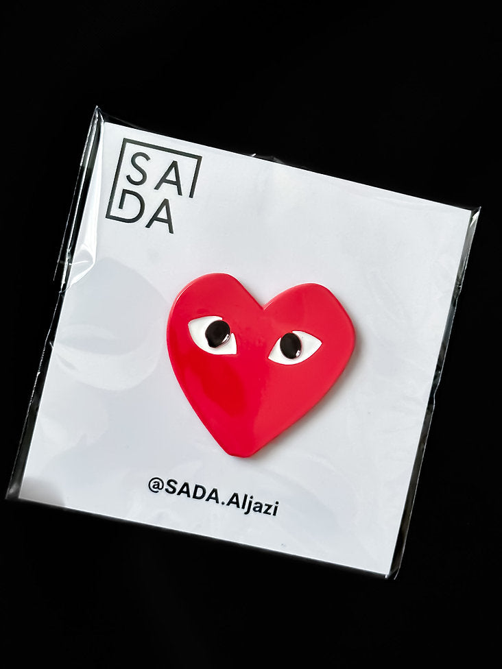 SADA pin-Red heart