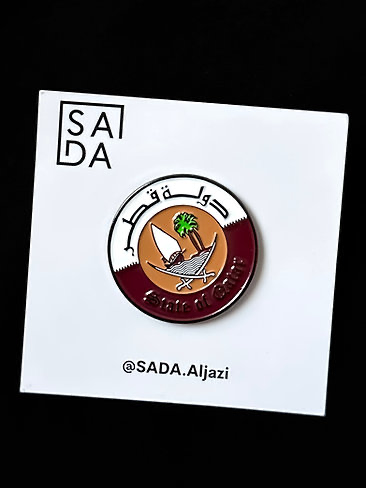 SADA Pin-Qatar vintage logo