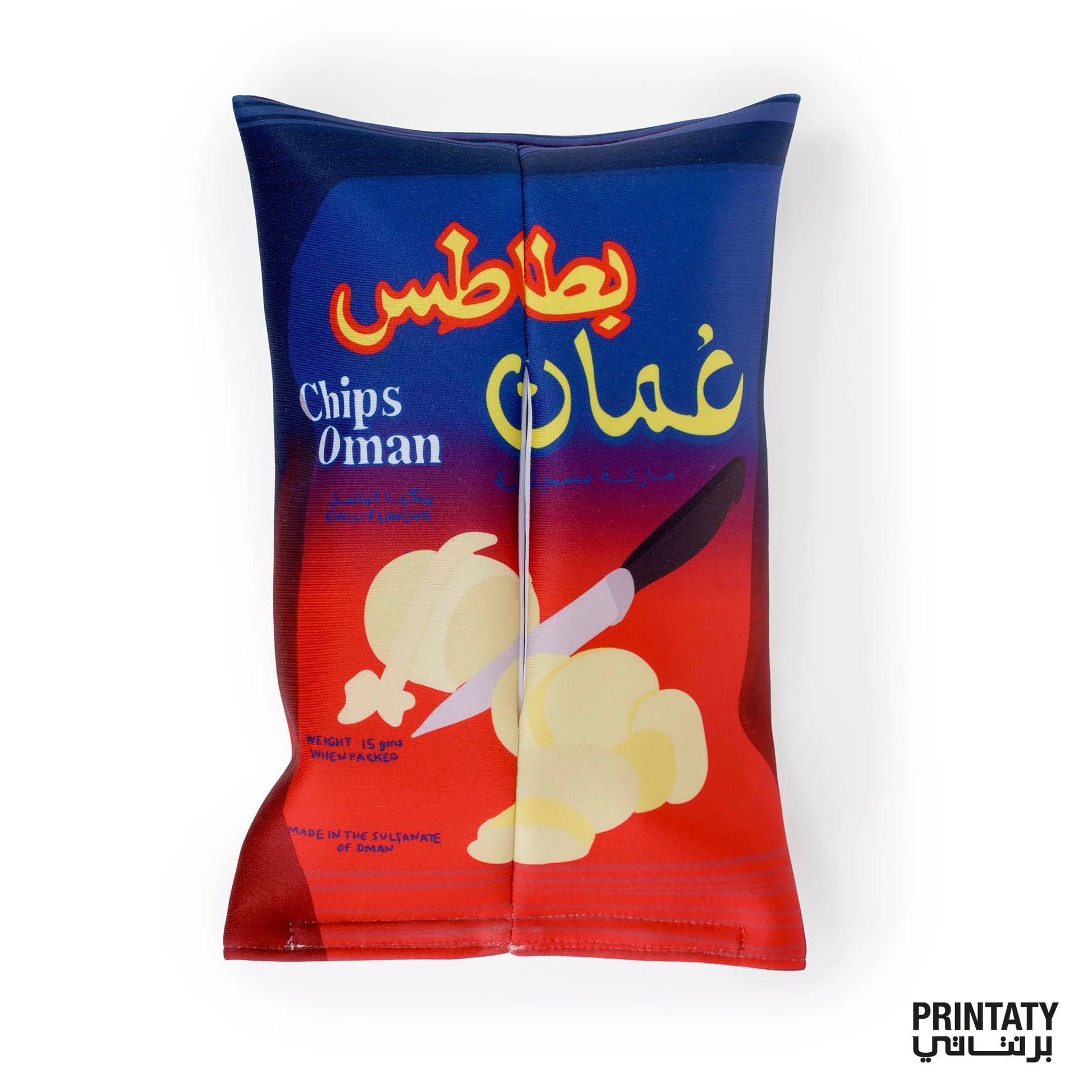 Printaty tissue box: chips Oman