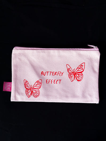 SADA pouch: butterfly effect-PINK