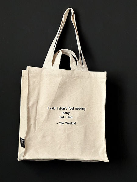 SADA big tote-I said I didn’t feel nothing baby,I lied the weekend