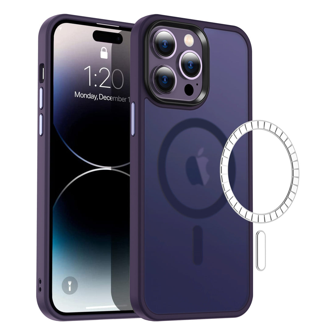 GLANCES: phone case-Transparent Lavender