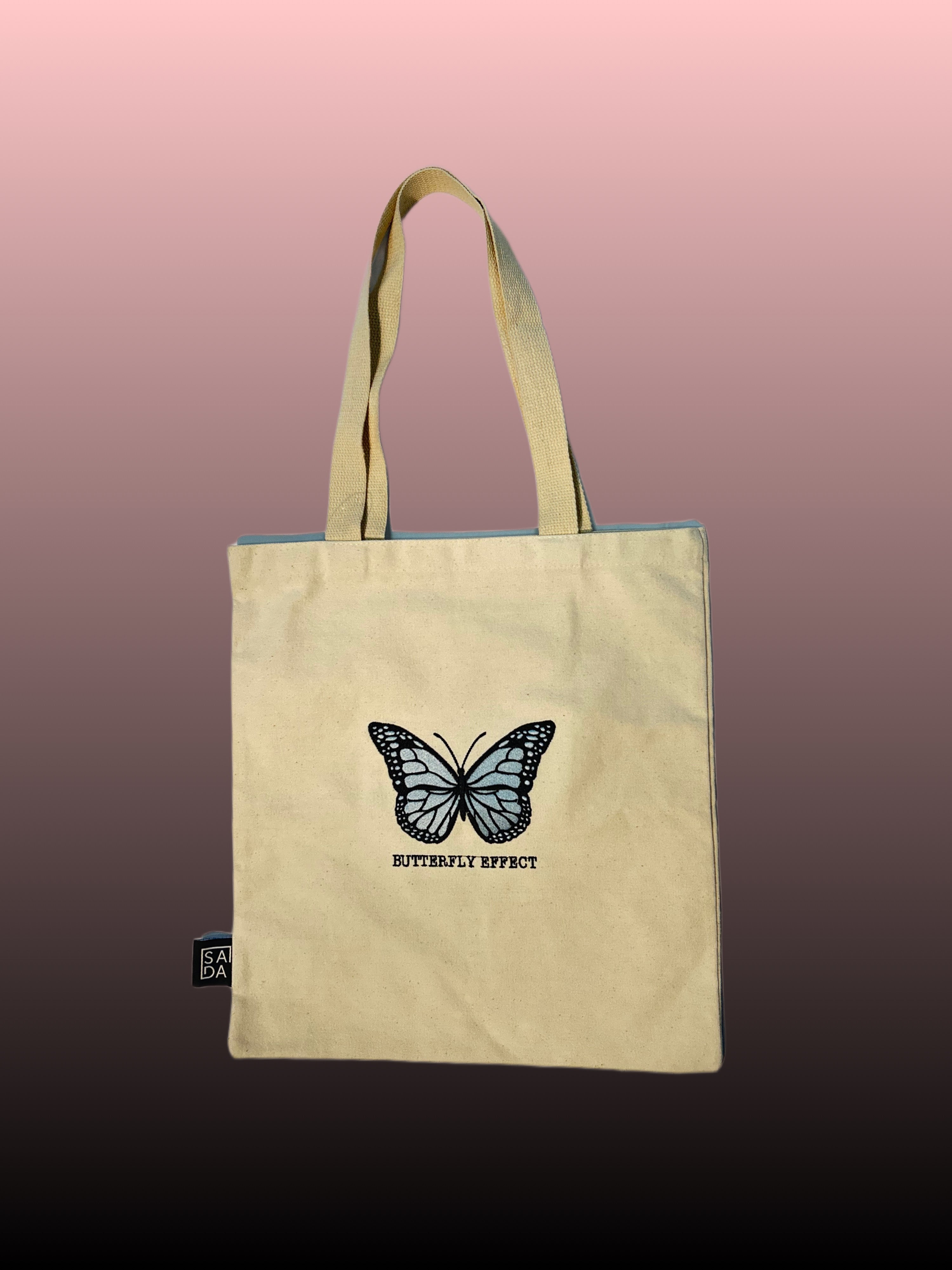 SADA classic tote-butterfly effect(offwhite)