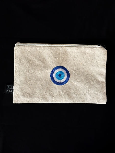 SADA pouch-Evil eye(offwhite)