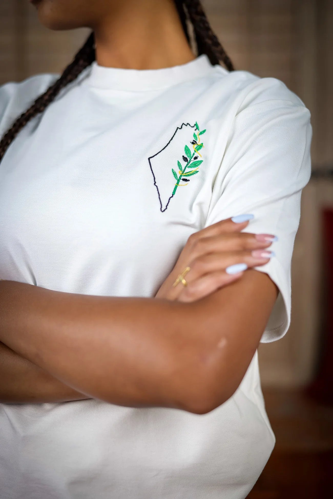 TCB T-shirt: The olive branch