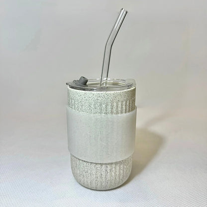 Valerian-Ceramic Mug with Straw