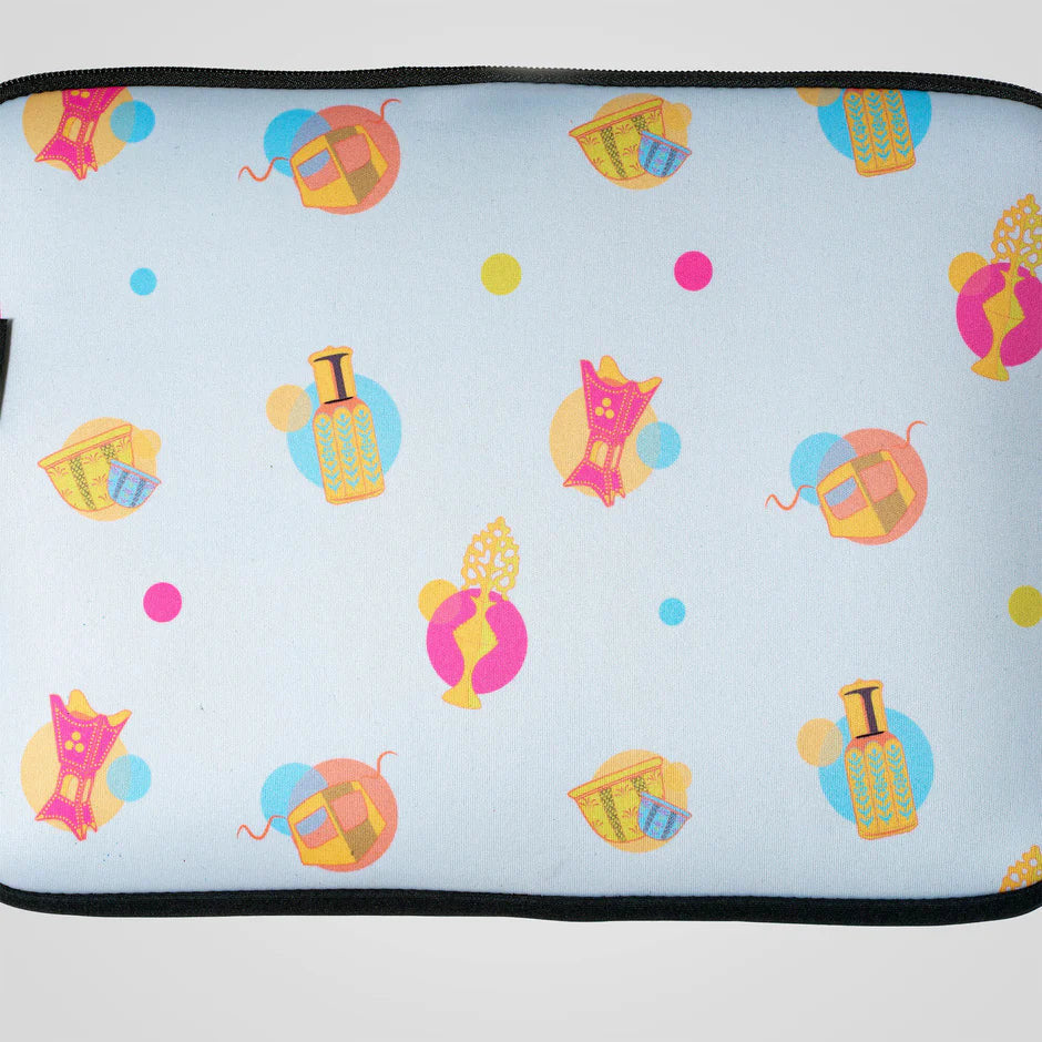 Printaty Laptop Sleeve: Colorful Items